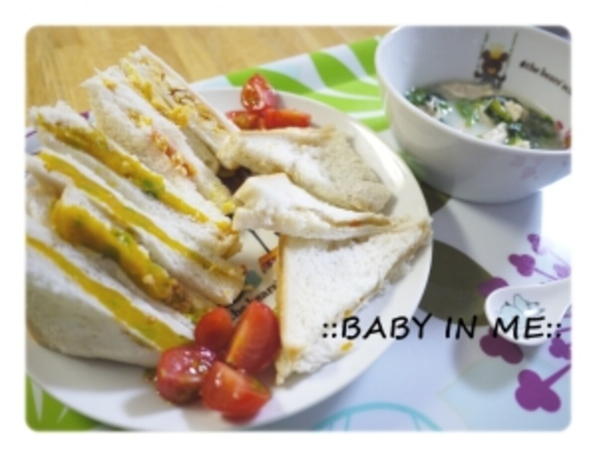離乳食後期 3色サンドイッチ レシピ 作り方 By Raspberry 楽天レシピ 離乳食後期 3色サンドイッチ レシピ 作り方 By Raspberry 楽天レシピ